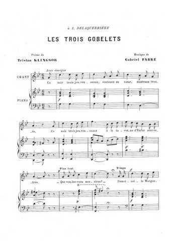 Les trois gobelets